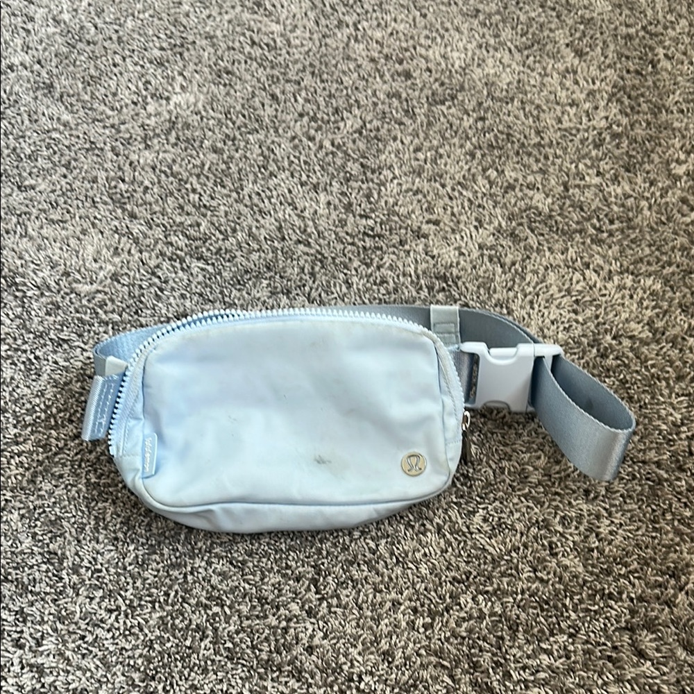 Lululemon Athletica Blue Belt Bag Adjustable Strap